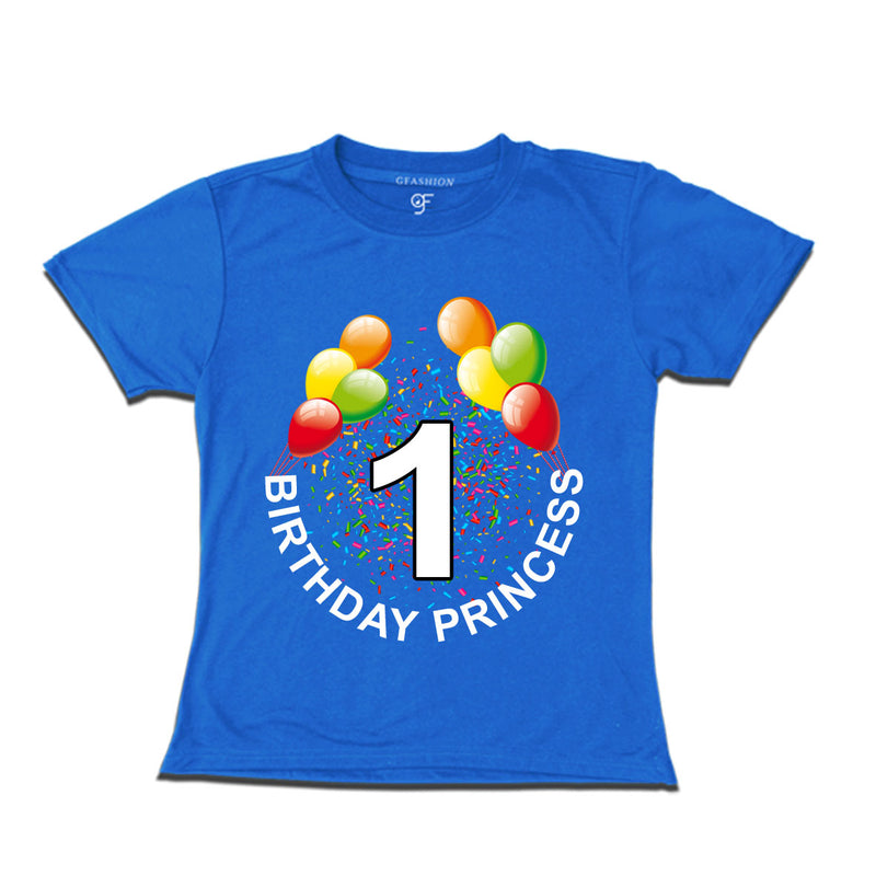 Birthday princess t shirts for 1st birthday