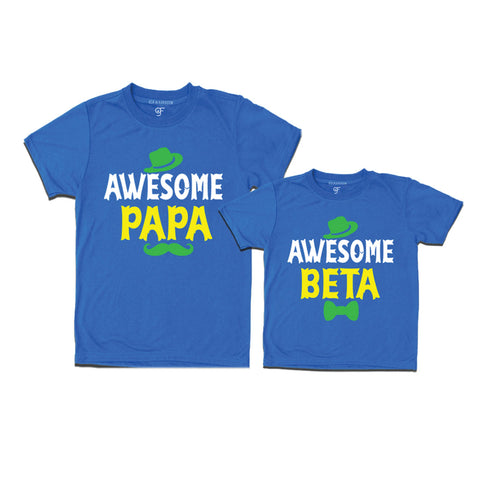 AWESOME PAPA AWESOME BETA MATCHING FAMILY T SHIRTS