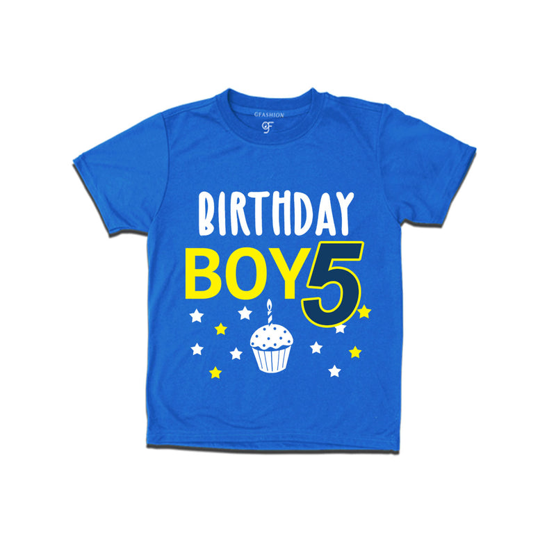Birthday boy t shirts for 5th year