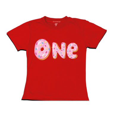 Donut Birthday girl t shirts for 1st birthday