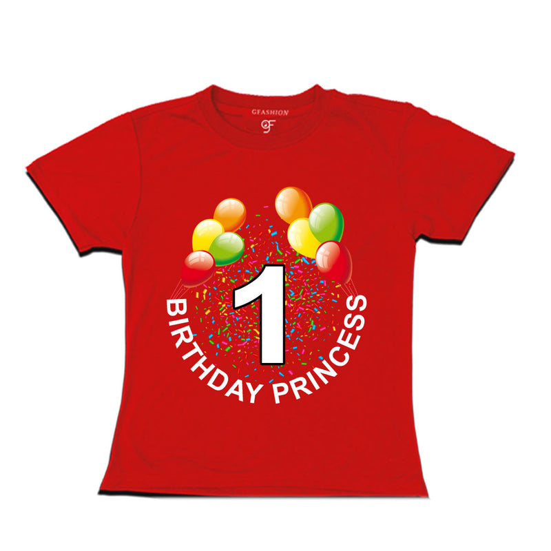 Birthday princess t shirts for 1st birthday