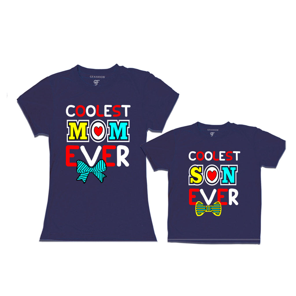 Buy COOLEST MOM SON EVER MATCHING T SHIRTS gfashion India – GFASHION