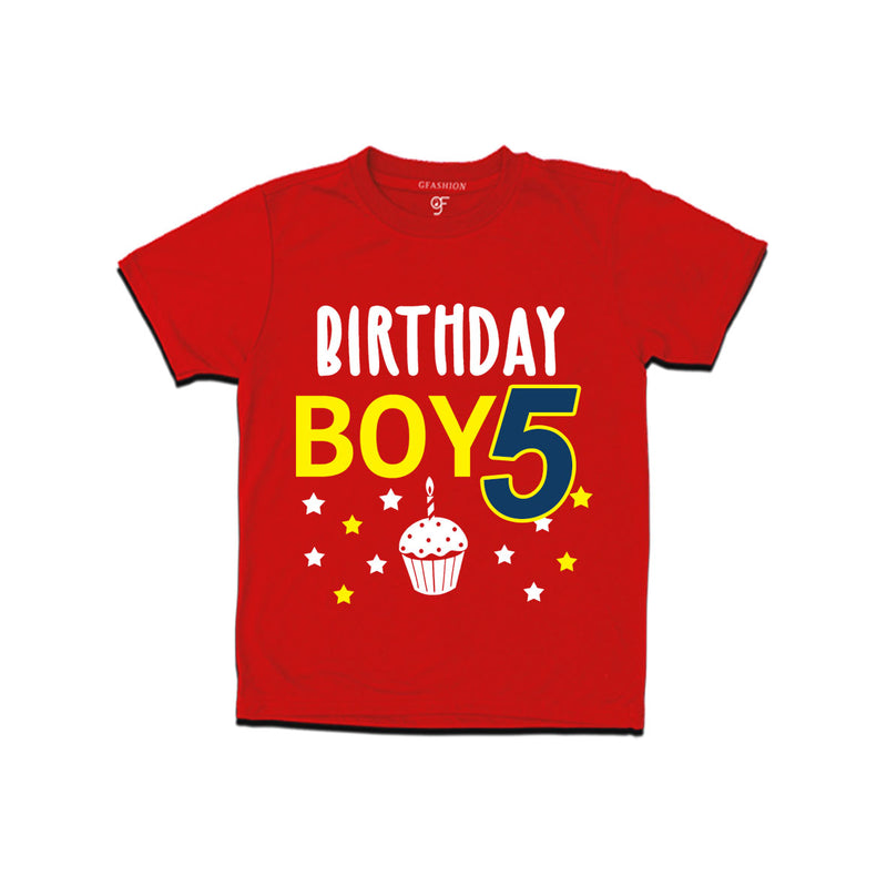 Birthday boy t shirts for 5th year
