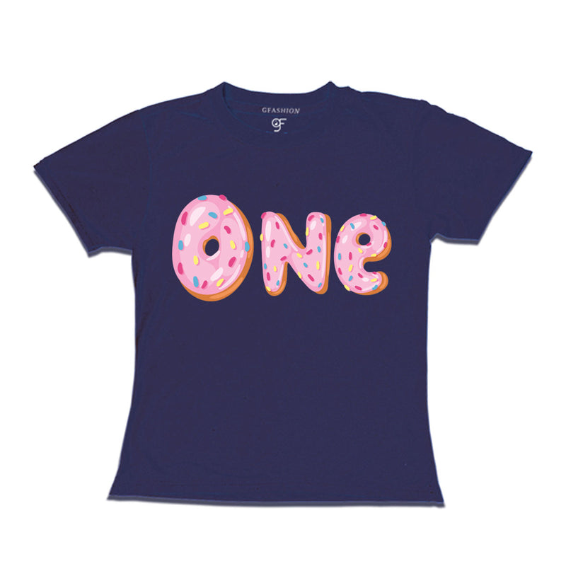 Donut Birthday girl t shirts for 1st birthday