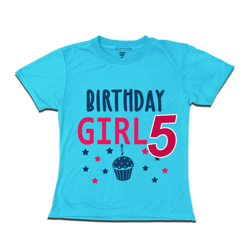 Birthday Girl t shirts for 5th year