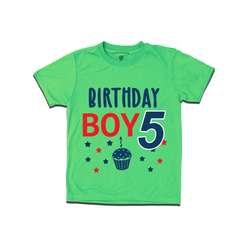 Birthday boy t shirts for 5th year