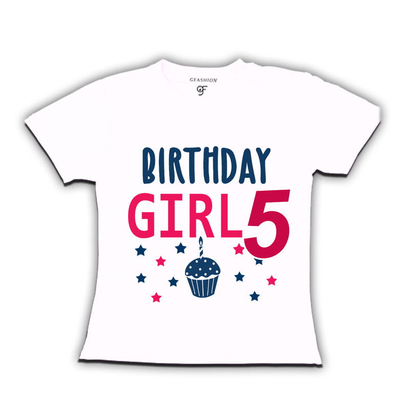 Birthday Girl t shirts for 5th year