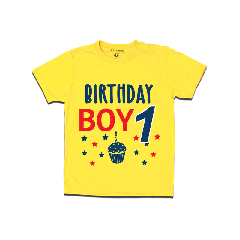 Birthday boy t shirts for 1st year
