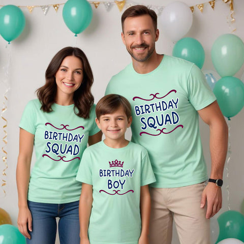 Birthday Boy-Squad T-shirts for all