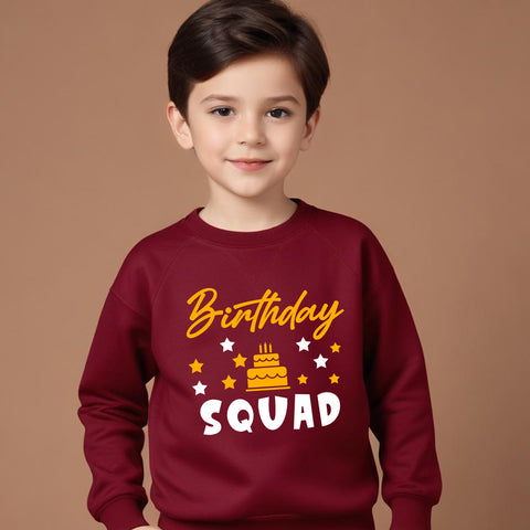 Birthday Squad Sweatshirts