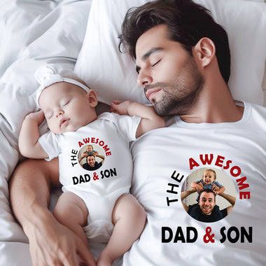 awesome dad and baby combo