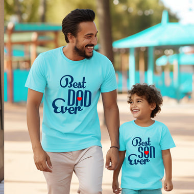 best dad ever best son ever t shirts