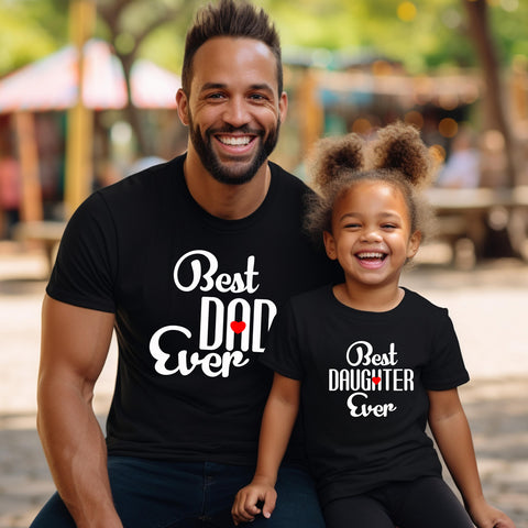 Best Dad Best Daughter t-shirts