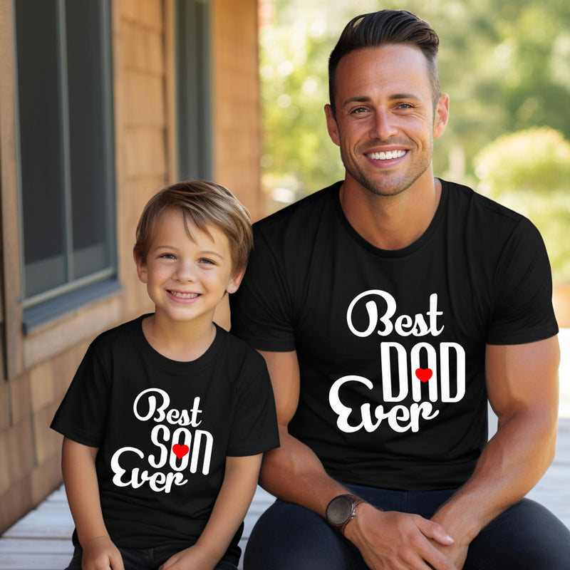 best dad ever best son ever t shirts