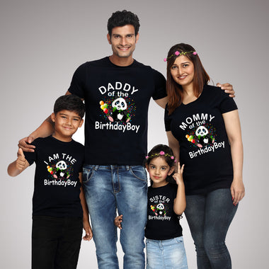 Aww-So-Cute Panda Birthday T-Shirts: Perfect for the Birthday Boy & Family