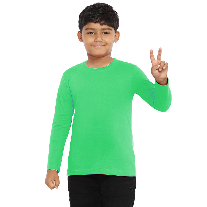 Boys Full Sleeve Plain t-shirts