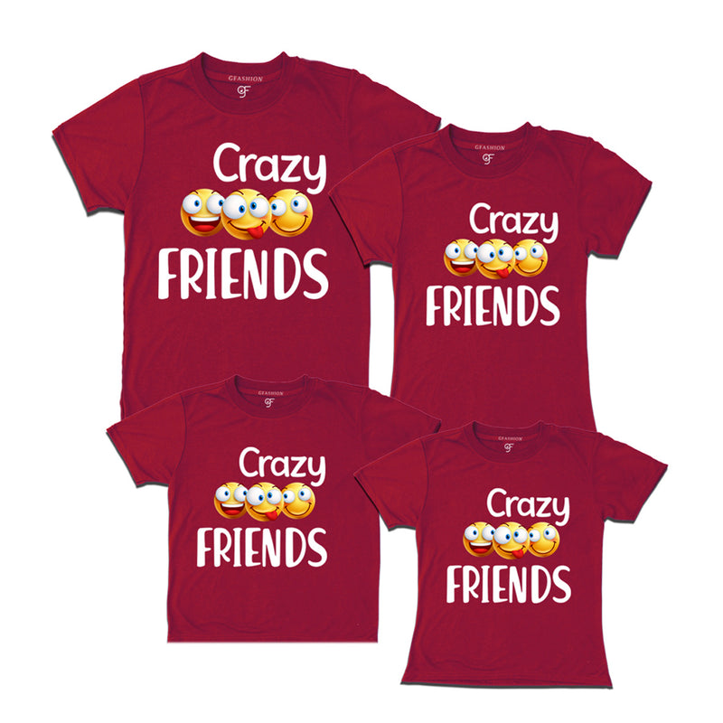 Crazy Friends Group T-shirts