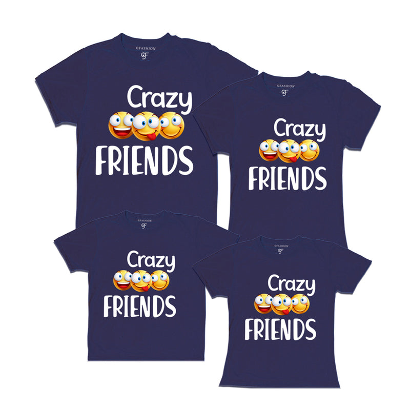 Crazy Friends Group T-shirts