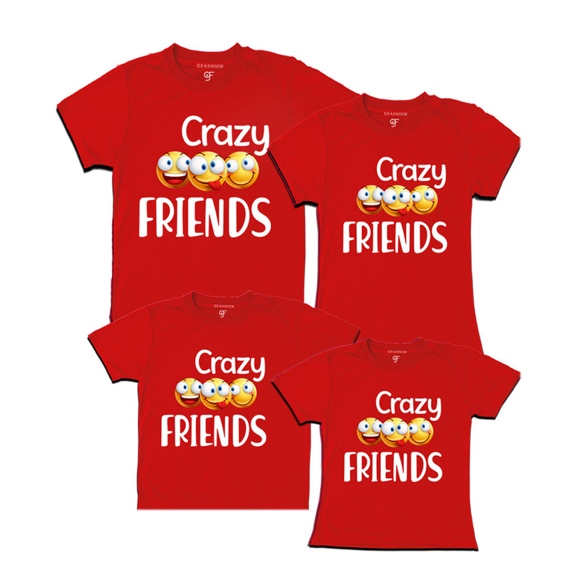 Crazy Friends Group T-shirts