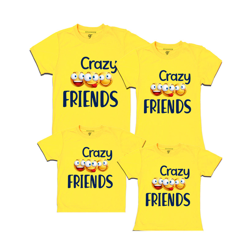 Crazy Friends Group T-shirts