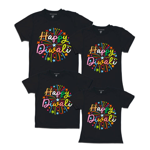 happy diwali t shirts for family and friends group