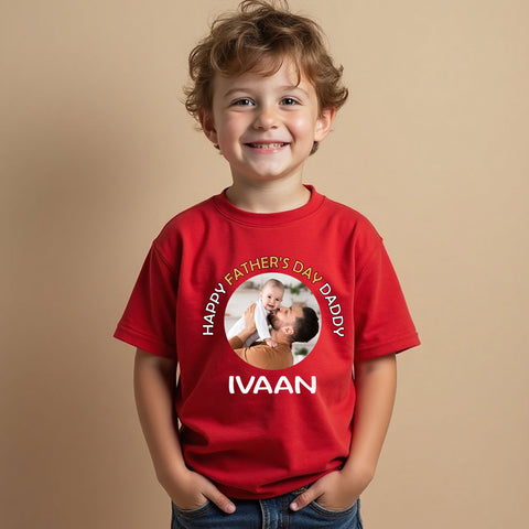 Happy Father's Day Daddy photo and Name Customize