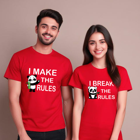 i make the rules and i break the rules couple tees