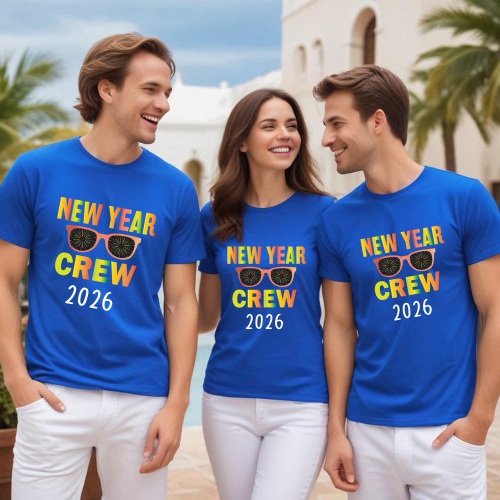 New Year Crew 2026 T-shirts