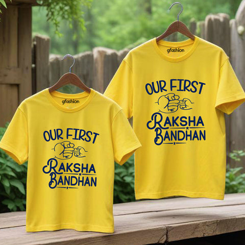 our first raksha bandhan t-shirts