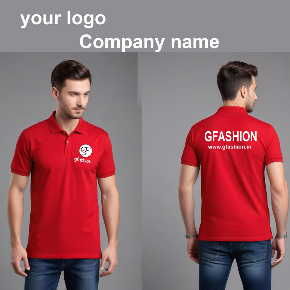 Company Logo Customized Polo T-Shirts personalized t-shirts