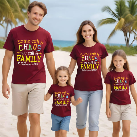 Funny Family Vacation T shirt Chaos family