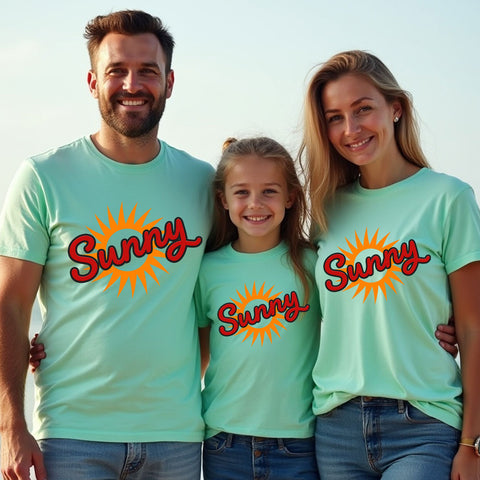 Sunny-summer vacation group t shirts