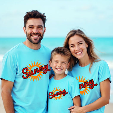 Sunny-summer vacation group t shirts