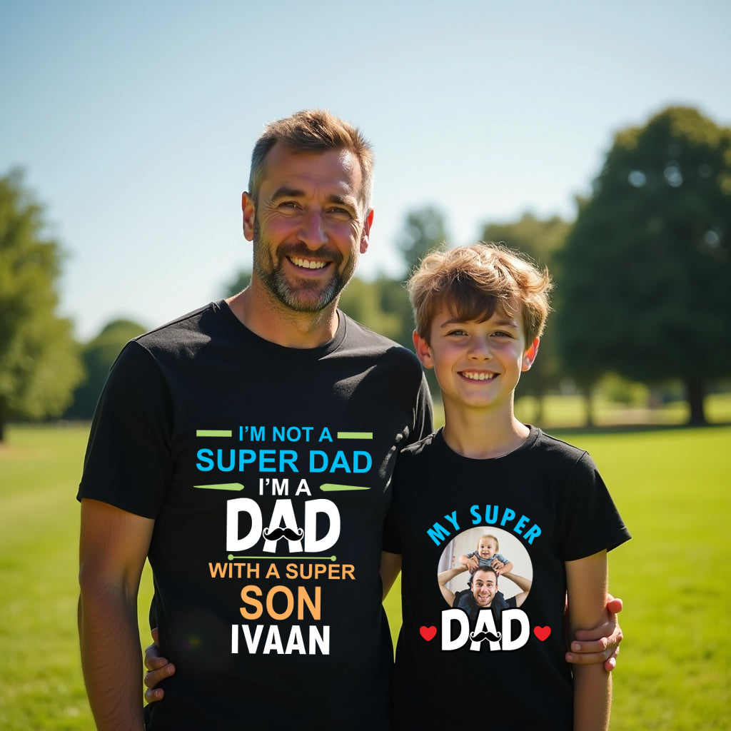 super dad super son t shirts