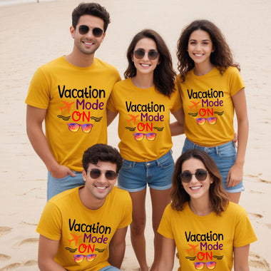 Vacation mode on -family T-shirts friends t-shirts