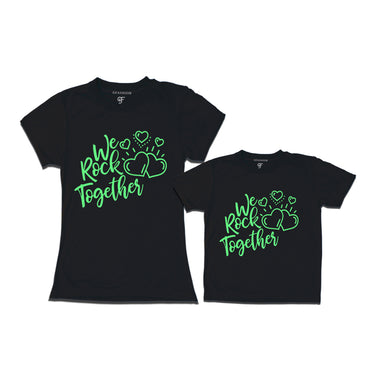 We rock together for mom and son matching t-shirt