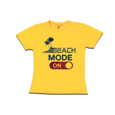 girls beach mode on t shirts