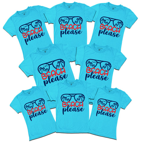 Beach please-summer vacation group tees