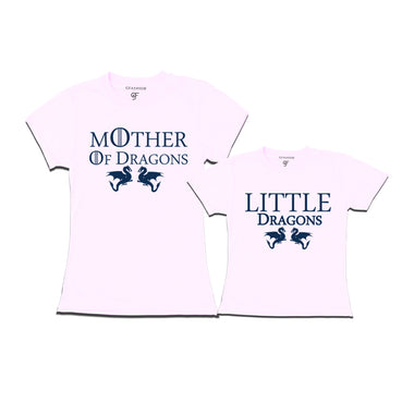 mother dragon little dragon mom baby tees