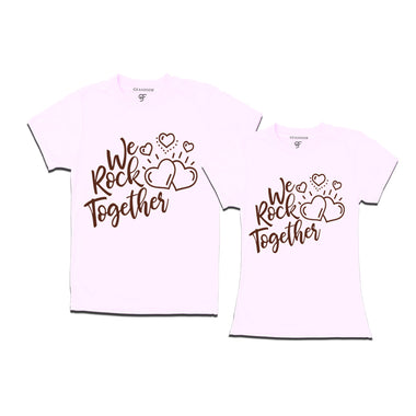 matching couple t shirt we rock together