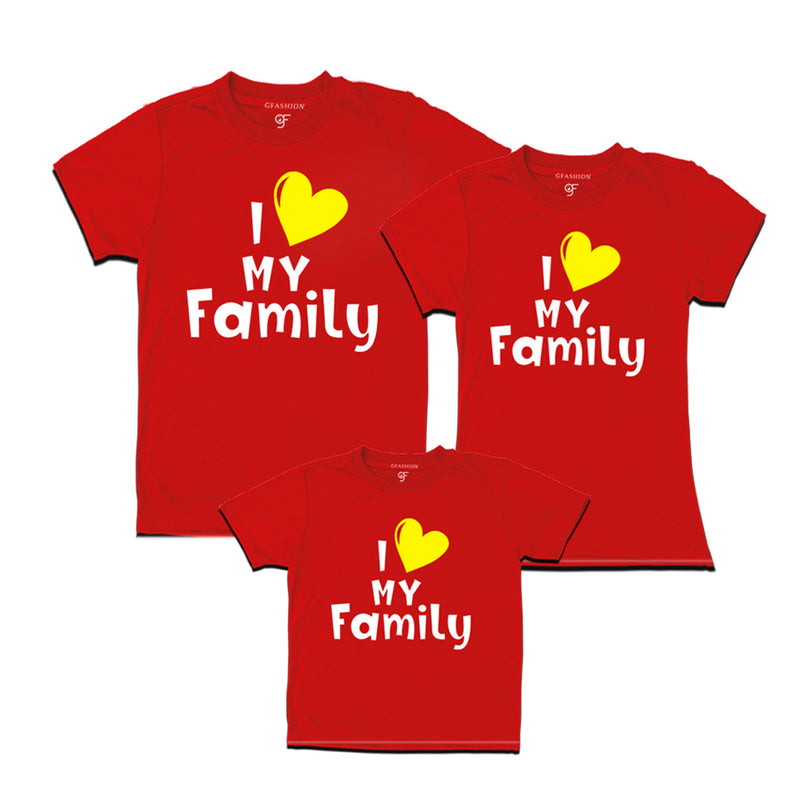 i love family t shirts