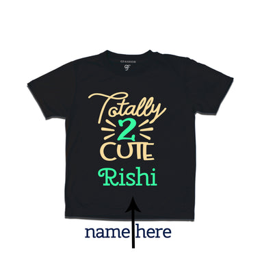 name print customize t shirt 2nd birth day