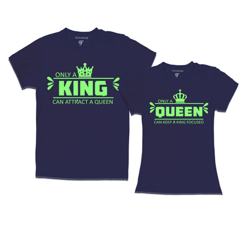King and queen t-shirts-couple t shirts