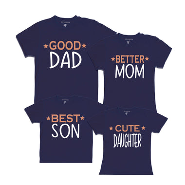 Family T shirts set of 3 - 4