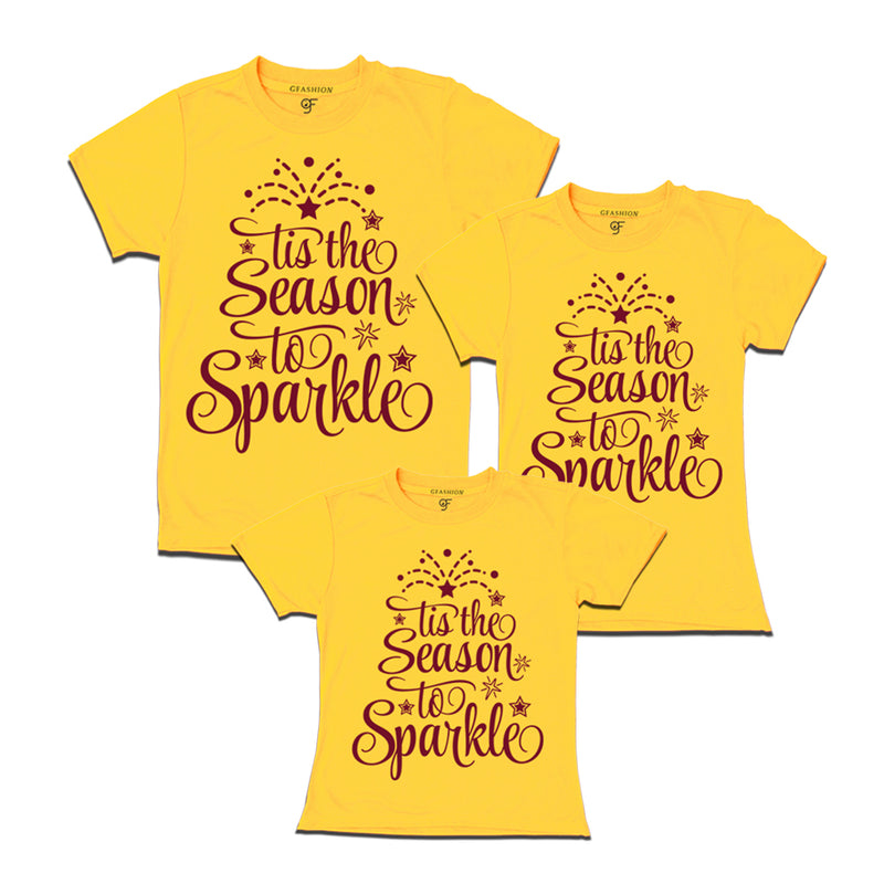 sparkle the time with matching family t-shirt for dad mom girl