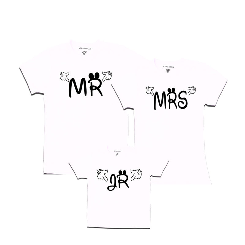 Mr Mrs and Jr T-shirts