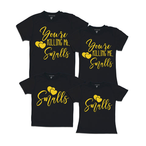 Matching Family T-shirt set of 4