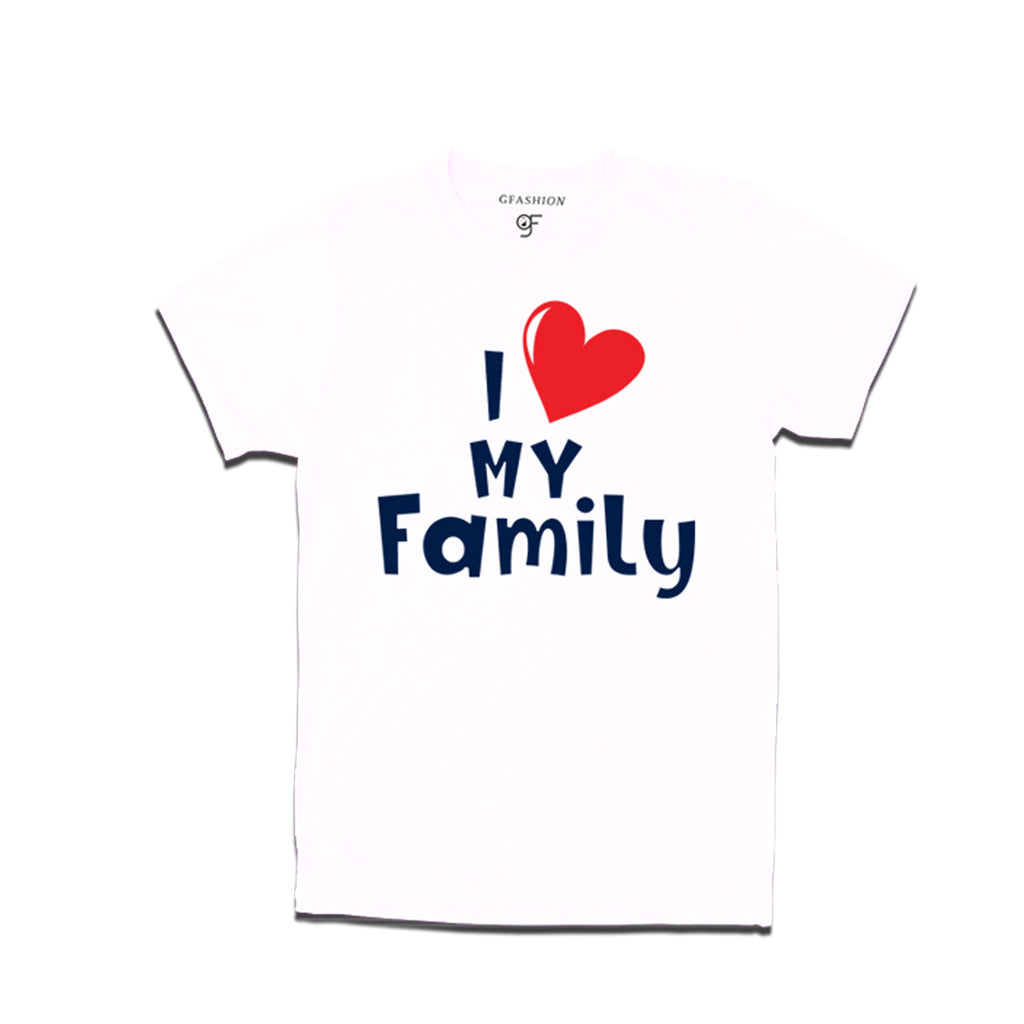 i love my family t shirt for men from gfasion – GFASHION
