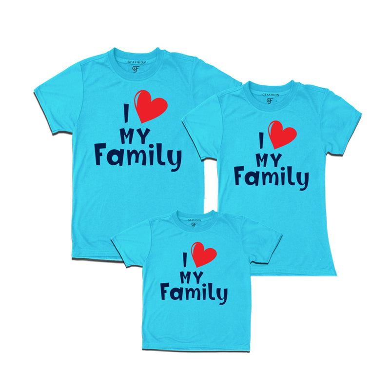 i love family t shirts