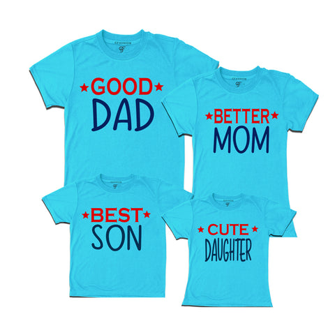 Family T shirts set of 3 - 4